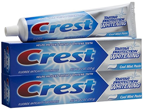 Crest Whitening Toothpaste, Cool Mint Flavor - 8.2 oz - For Brighter Smiling | Whitens Teeth
| Crest Whitening Toothpas