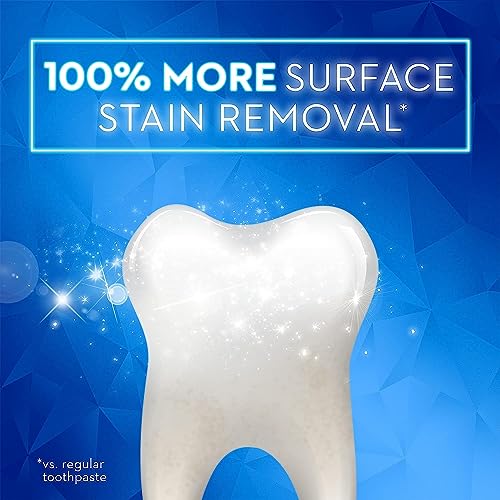 Crest 3D White Brilliance Teeth Whitening Toothpaste for Vibrant Peppermint Flavor, |5 Ounce (Pack of 3) - Whitening Str